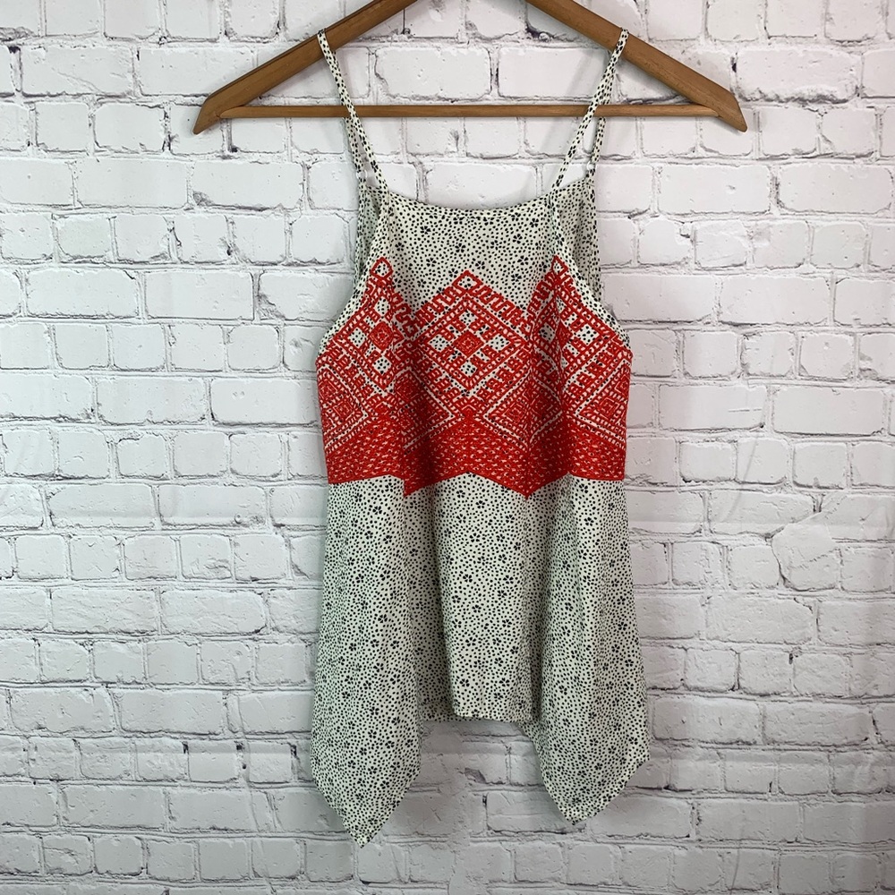 🌈3X$25⚡️THML Spaghetti Strap Aztec Blouse XS
